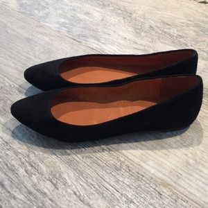 Madewell Black Suede Flats